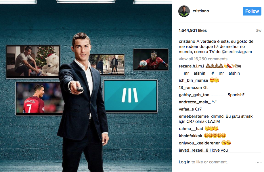 ronaldo influencer marketing