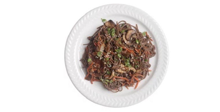 Mushroom and Soba Stir Fry