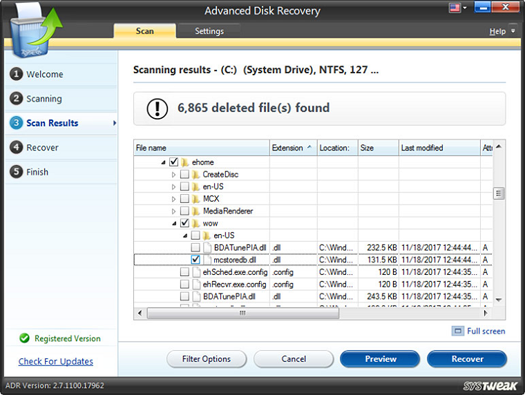 software recover deleted files