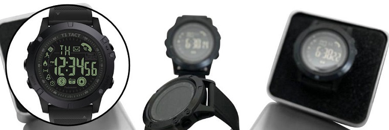 T1 Tact Midnight Diamond Smart Watch