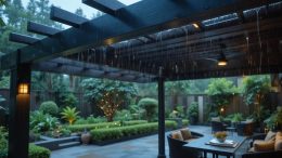 Managing Rainwater in Outdoor Living Spaces The Role of Gutters on Pergolas